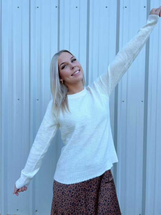 Soft and Cozy Be Cool Pullover sweater  Ivy and Pearl Boutique