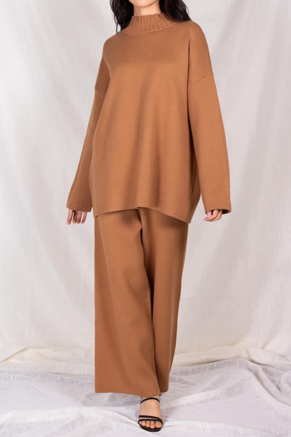 Elegant turtleneck sweater top Ivy and Pearl Boutique