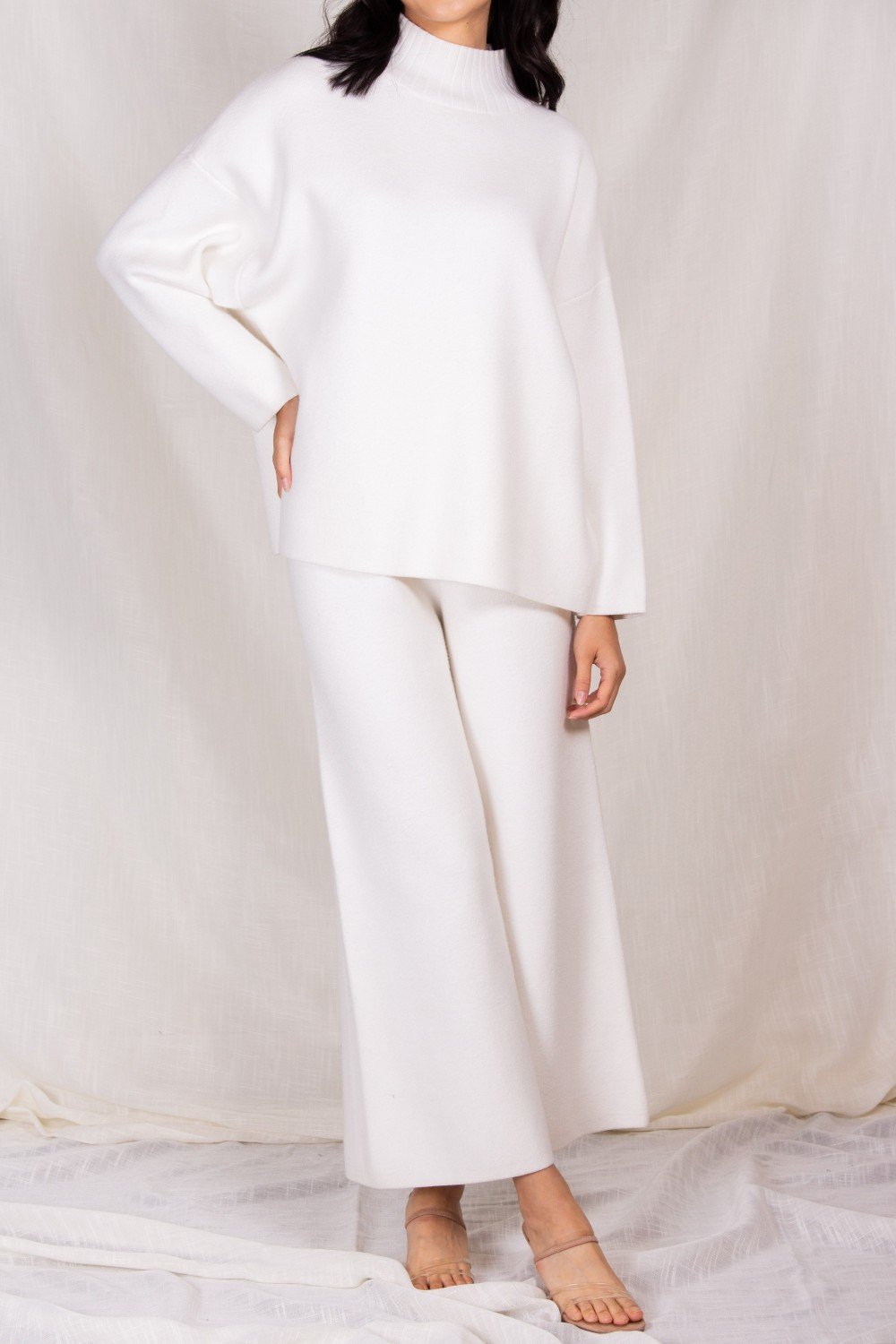 Elegant turtleneck sweater top Ivy and Pearl Boutique