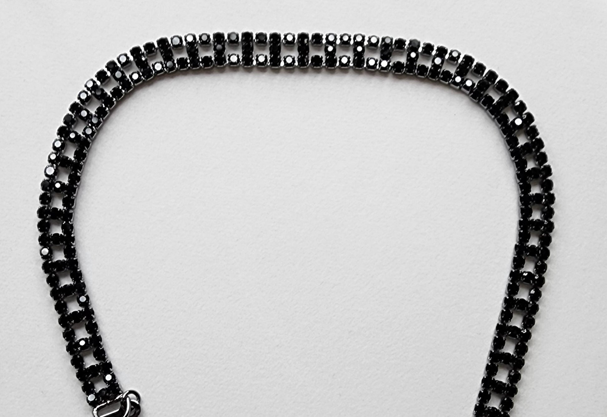 Brazilian Bra bling bra strap  Ivy and Pearl Boutique Black Crystal