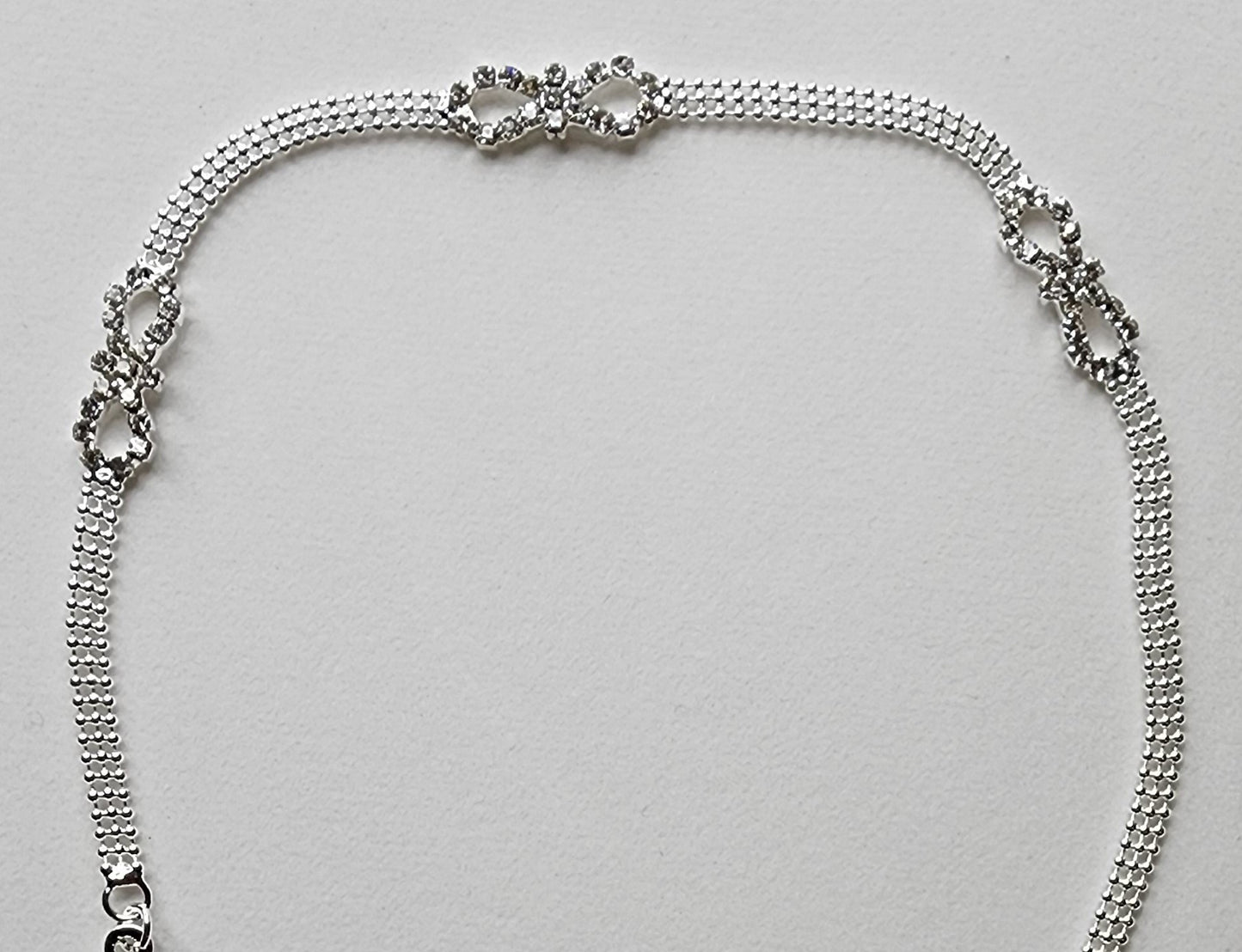 Brazilian Bra bling bra strap Ivy and Pearl Boutique Infinity crystals with beads