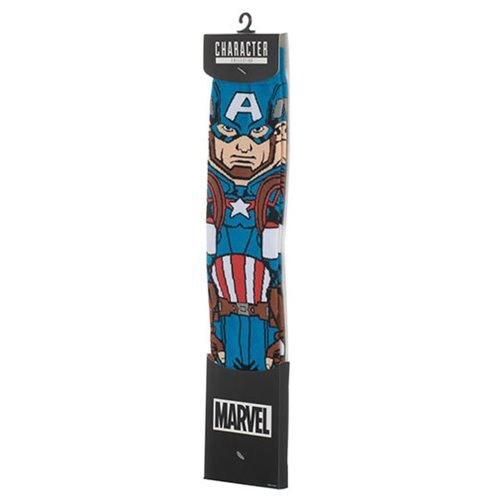 Captain America Endgame Socks - Avengers: Endgame Captain America 360 Character Socks Ivy and Pearl Boutique