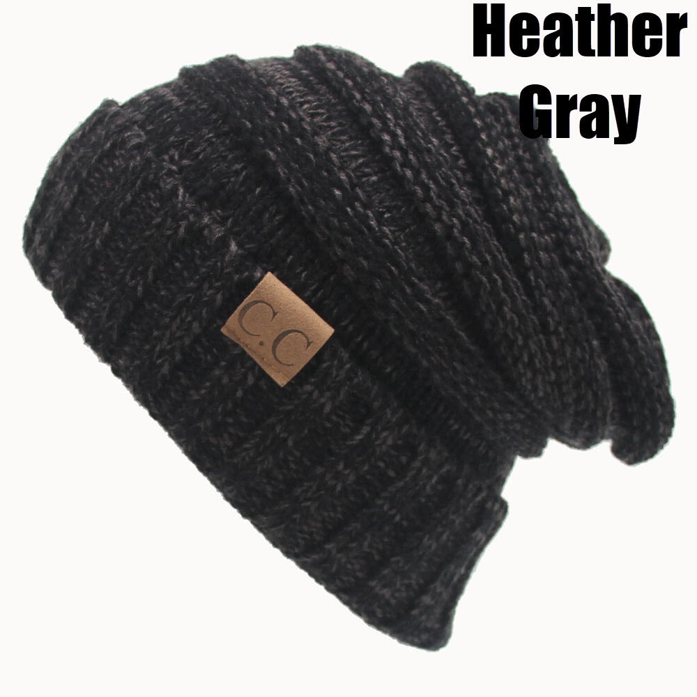 CC Oversized Chunky Skull cable knit crochet hat Ivy and Pearl Boutique