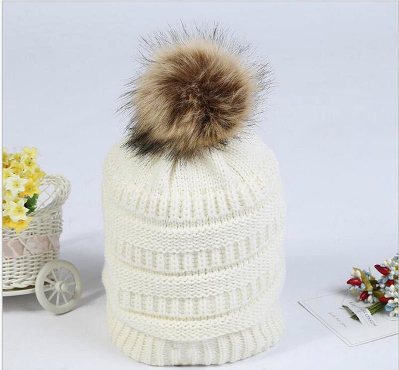 CC Skullies fashion knit toboggan hat Ivy and Pearl Boutique White