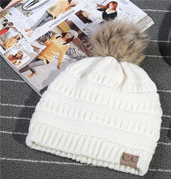 CC Skullies fashion knit toboggan hat Ivy and Pearl Boutique