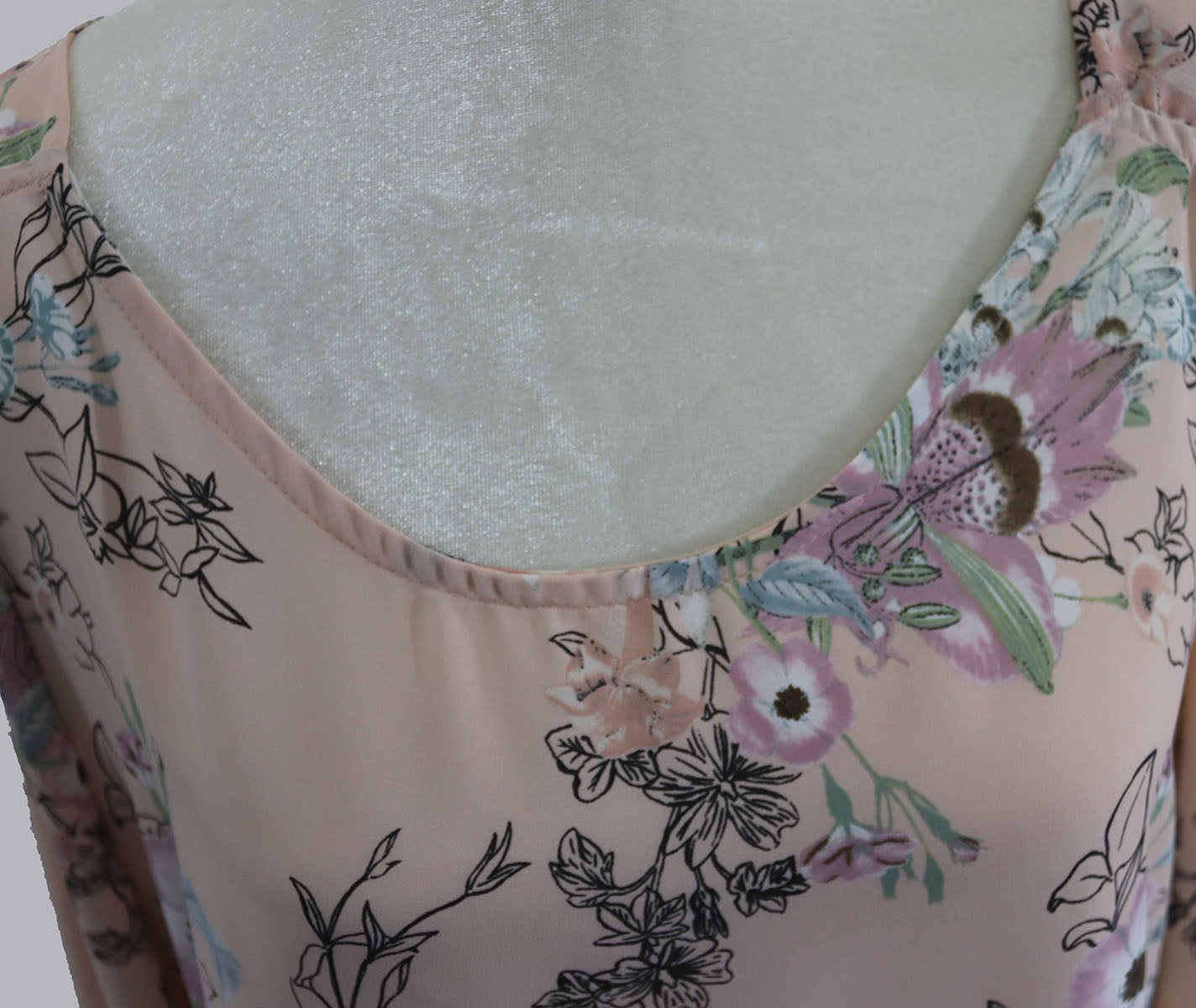 Cold shoulder floral print poncho style top Ivy and Pearl Boutique