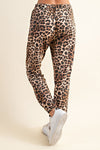 Comfortable Leopard Print Long Sleeve Sweatshirt and Pants Loungewear  Ivy and Pearl Boutique