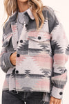 Cropped Body Eldora Aztec Jacket  Ivy and Pearl Boutique