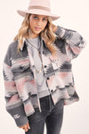 Cropped Body Eldora Aztec Jacket  Ivy and Pearl Boutique