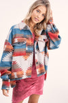 Cropped Body Eldora Aztec Jacket  Ivy and Pearl Boutique