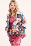 Cropped Body Eldora Aztec Jacket  Ivy and Pearl Boutique