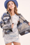 Cropped Body Eldora Aztec Jacket  Ivy and Pearl Boutique