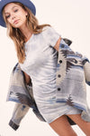 Cropped Body Eldora Aztec Jacket  Ivy and Pearl Boutique