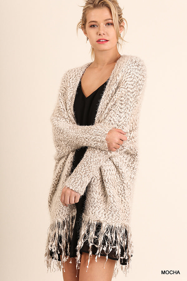 Cuddle Up Cardigan Ivy and Pearl Boutique Mocha M/L