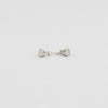 Bobby Schandra simulated diamond (Cubic Zirconia Diamond-quality Grade 5 ) stud earring (7mm)  Ivy and Pearl Boutique