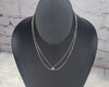 Dorothy dainty chain layered necklace with butterfly charm  Ivy and Pearl Boutique