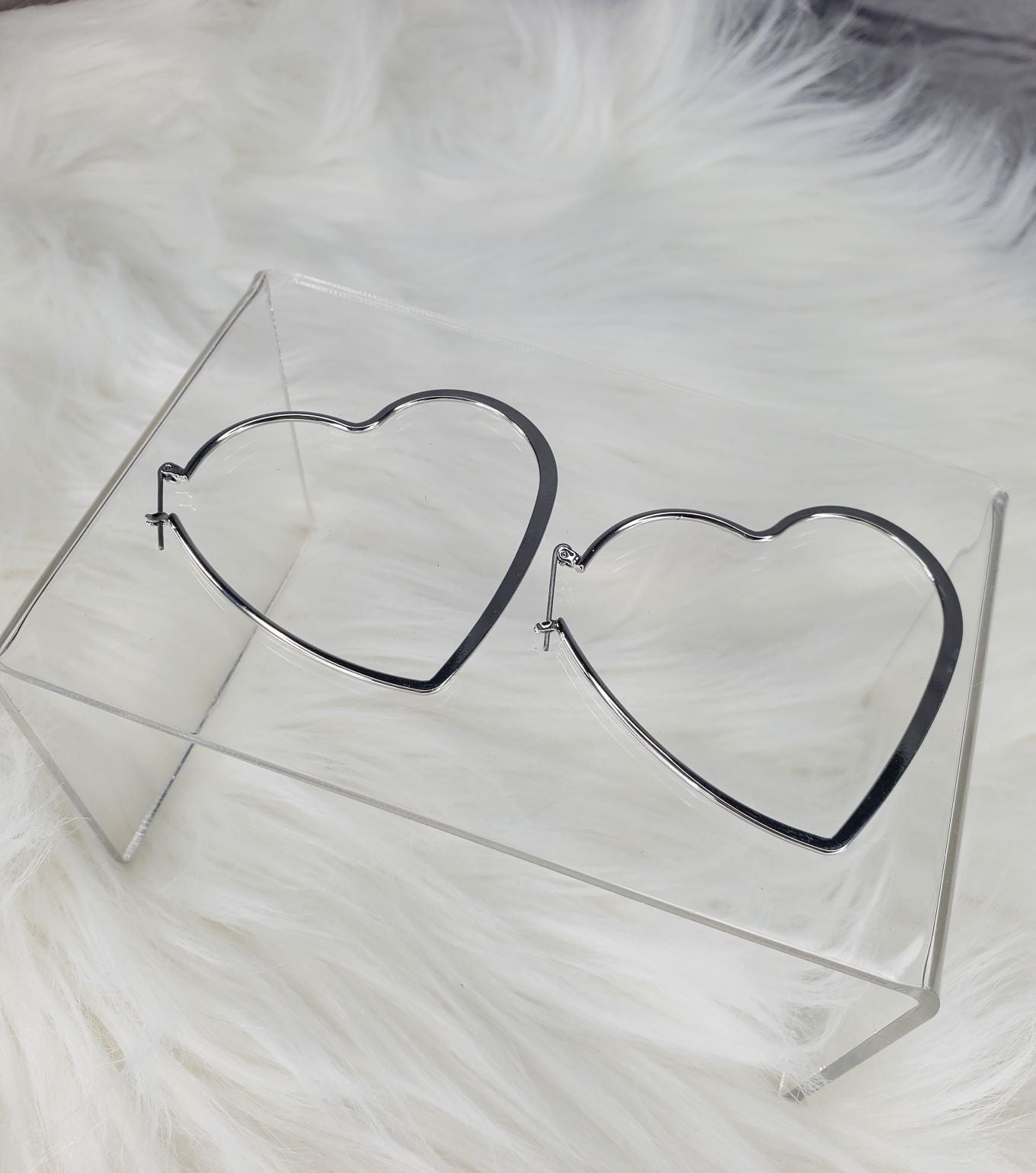 Dorothy Heart Loop earrings  Ivy and Pearl Boutique