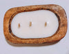 Dough Bowl Candles in Beautiful Reusable Wooden Bowls  Ivy and Pearl Boutique Traditional Banana Nut Bread 