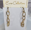 Euro Collection 4-link chain and charm earrings  Ivy and Pearl Boutique