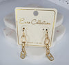 Euro Collection 4-link chain and charm earrings  Ivy and Pearl Boutique Gold