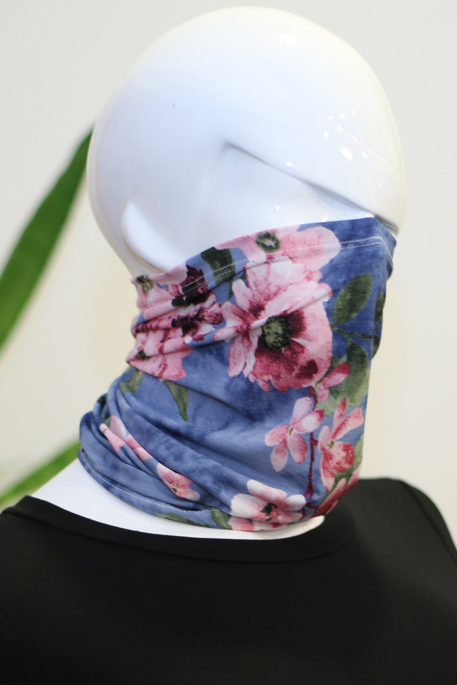 Floral medley bandanna face mask (gaiter, balaclava mask) Ivy and Pearl Boutique