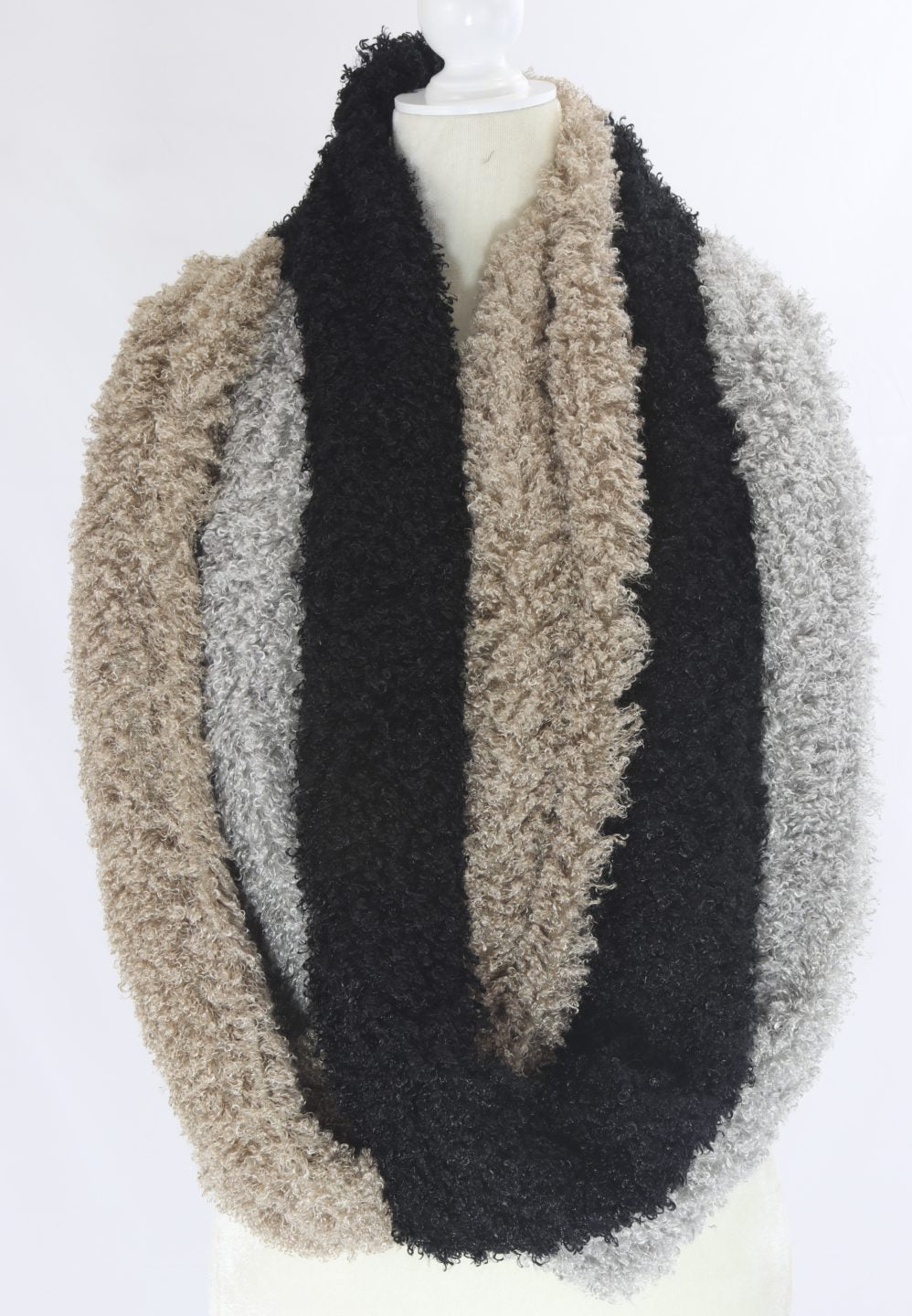Soft and fluffy infinity scarf Ivy and Pearl Boutique