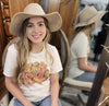 Free Spirit 70's Retro Style T-Shirt  Ivy and Pearl Boutique
