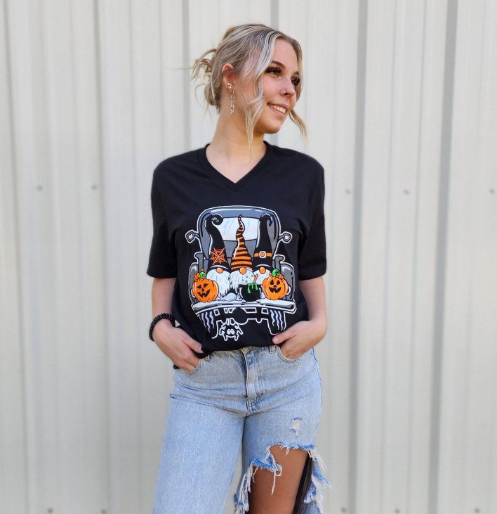 Halloween Gnomes T-Shirt Ivy and Pearl Boutique