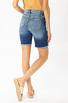 KanCan High Rise Button Down Skinny Bermuda Shorts  Ivy and Pearl Boutique