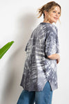 Heart tie dye washed boxy top  Ivy and Pearl Boutique