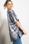 Heart tie dye washed boxy top  Ivy and Pearl Boutique