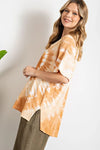 Heart tie dye washed boxy top  Ivy and Pearl Boutique