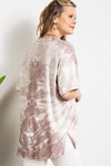 Heart tie dye washed boxy top  Ivy and Pearl Boutique