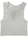Hi-neck Racer-back Crop Top  Ivy and Pearl Boutique