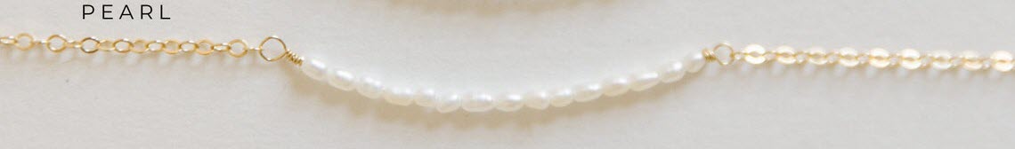 Seaflower Jewelry dainty pearl bracelet - gold fill Bracelets Seaflower Jewelry