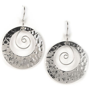 Jody Coyote Moonlight Cutout Circle Earrings Ivy and Pearl Boutique