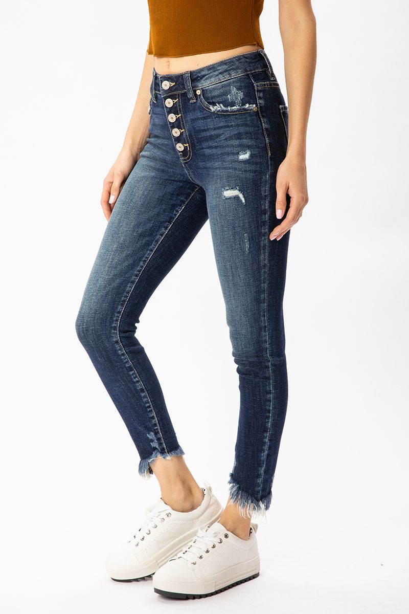 KanCan Winston High Rise Ankle Skinny Jeans Ivy and Pearl Boutique 7/27
