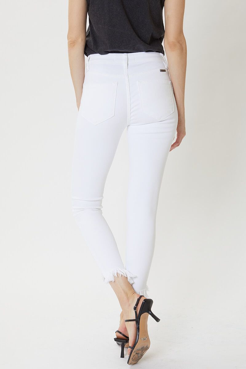 KanCan White High Rise Super Skinny Jeans Ivy and Pearl Boutique