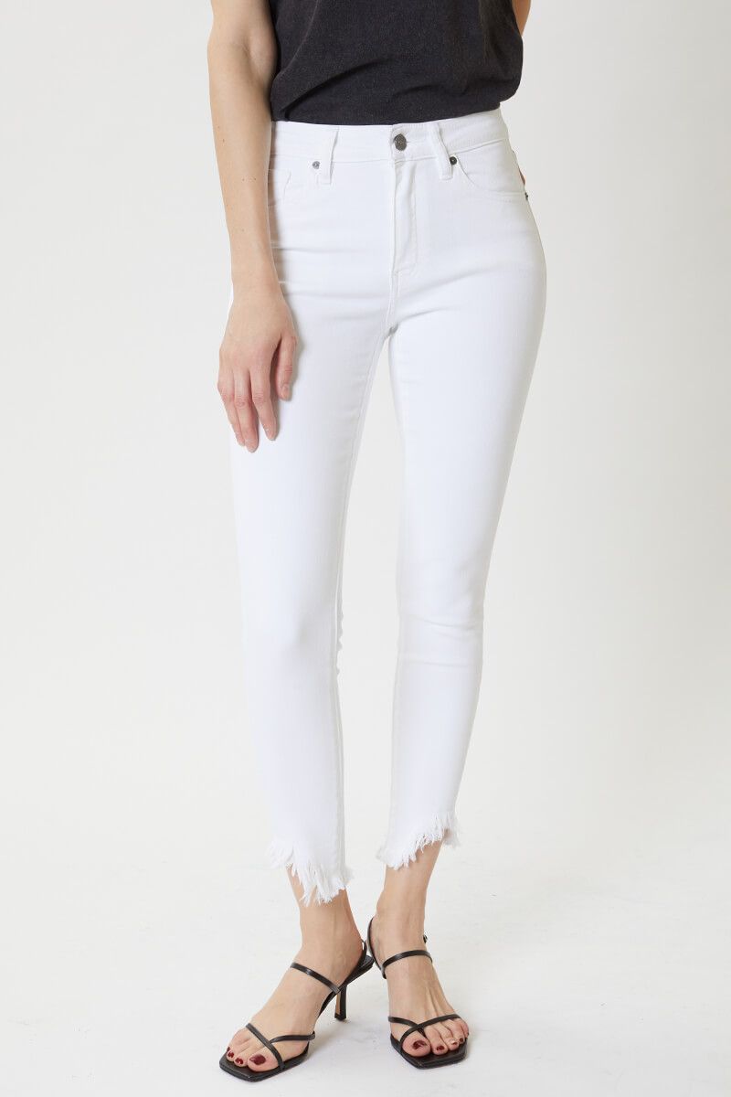 KanCan White High Rise Super Skinny Jeans Ivy and Pearl Boutique