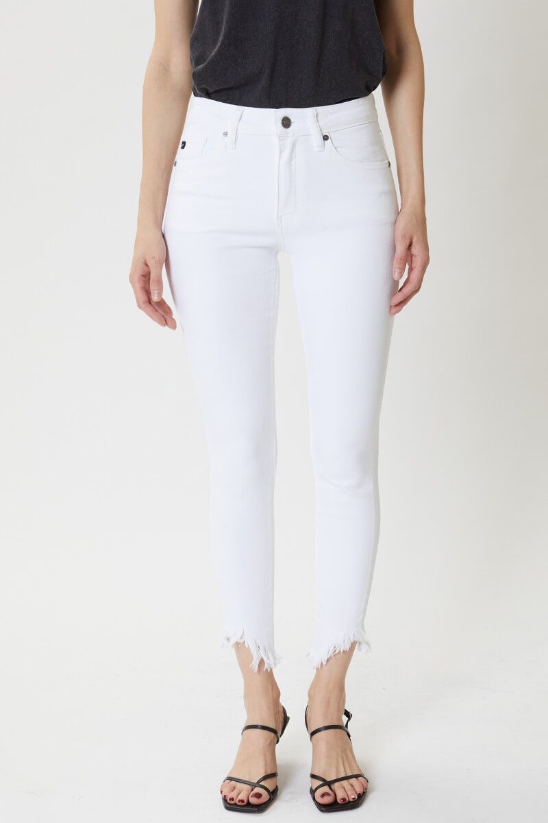 KanCan White High Rise Super Skinny Jeans Ivy and Pearl Boutique