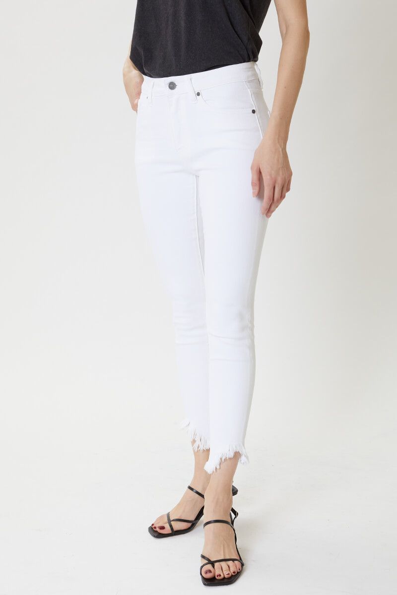 KanCan White High Rise Super Skinny Jeans Ivy and Pearl Boutique
