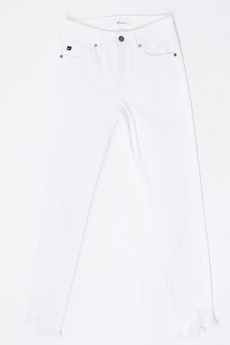 KanCan White High Rise Super Skinny Jeans Ivy and Pearl Boutique