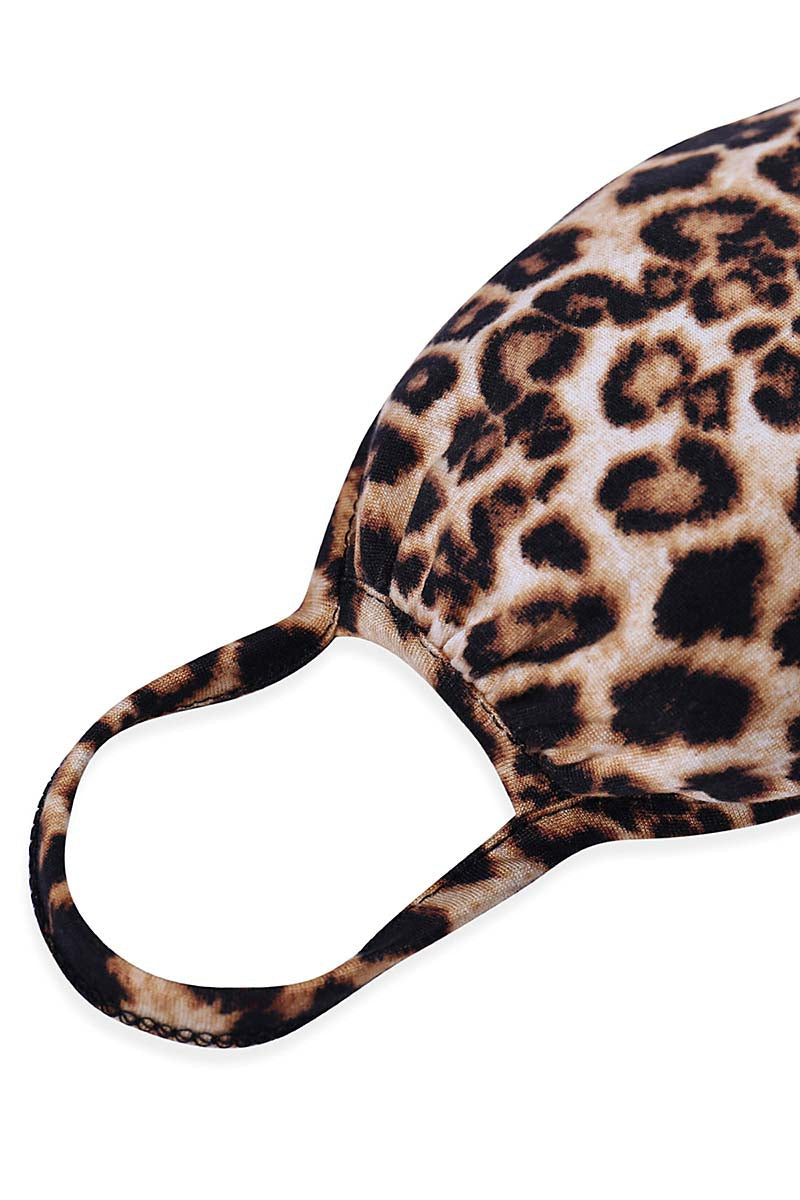 Kids leopard face mask Ivy and Pearl Boutique