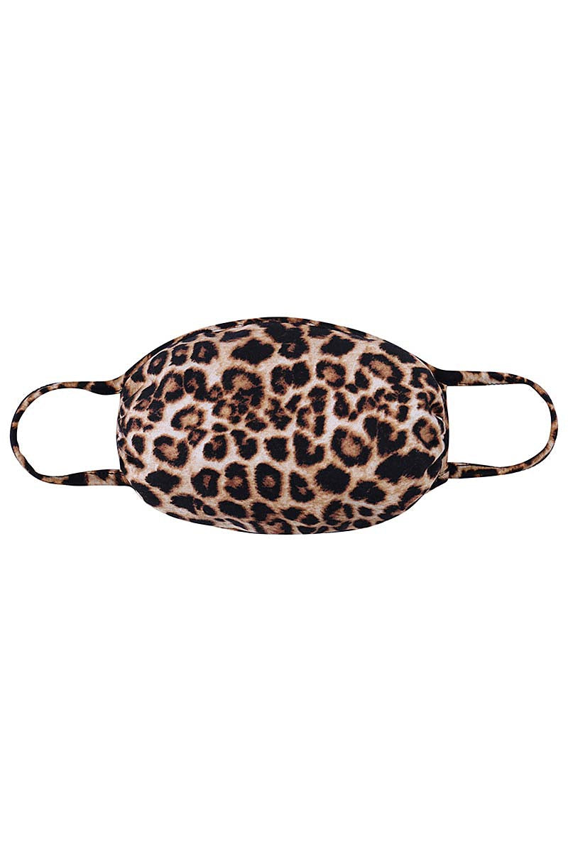 Kids leopard face mask Ivy and Pearl Boutique