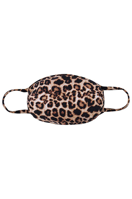 Kids leopard face mask  Ivy and Pearl Boutique