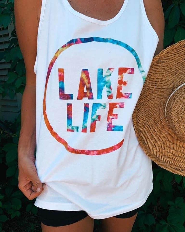 Lake life tank top Ivy and Pearl Boutique