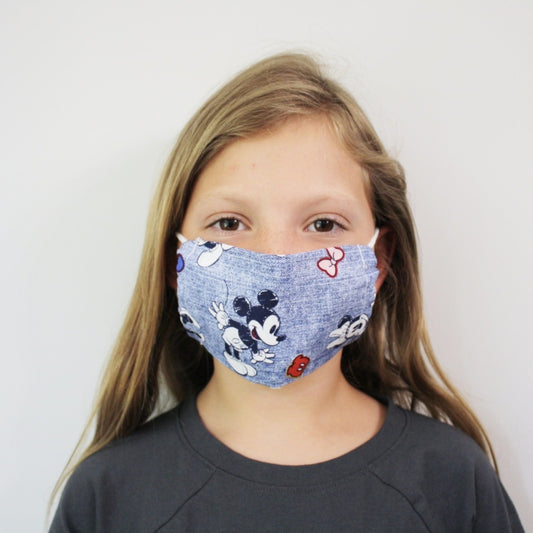 Mickey Mouse Children's Face Mask  Ivy and Pearl Boutique