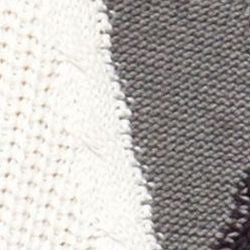 Long sleeve color block cable knit sweater with lace-up trim Ivy and Pearl Boutique