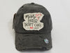 "Mama hair don't care" washed baseball cap  Ivy and Pearl Boutique