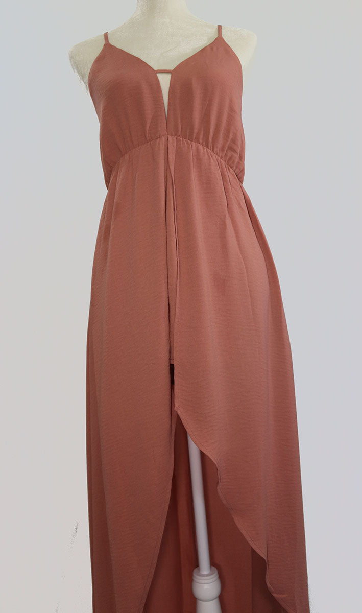 Maxi dress (romper with Maxi overlay) Ivy and Pearl Boutique